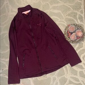 NWT🌷PUMA🌷Purple performance zip front jacket
